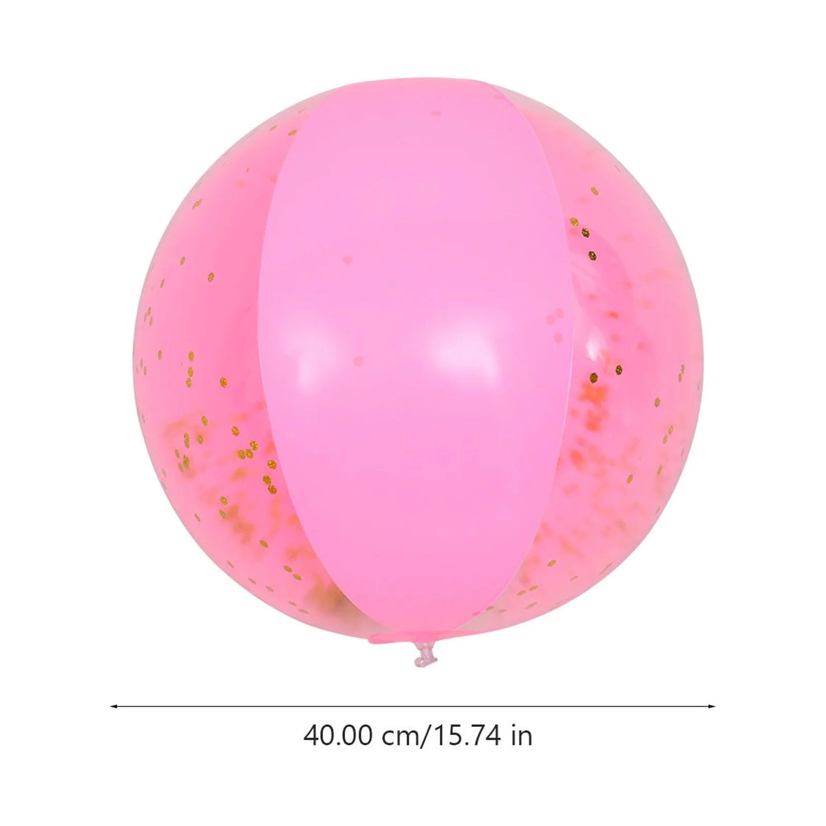 Golden Transparent Beach Balls T2509