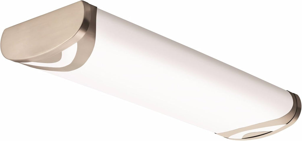 2-Foot Brushed Nickel Linear Light, 4000K, Pack of 2 B72050