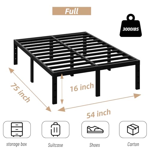 12 Inch Full Metal Bed Frame with Under Bed Storage G7153