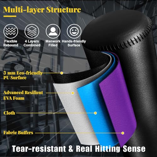 Freestanding Heavy Boxing Bag with Stand Q77203