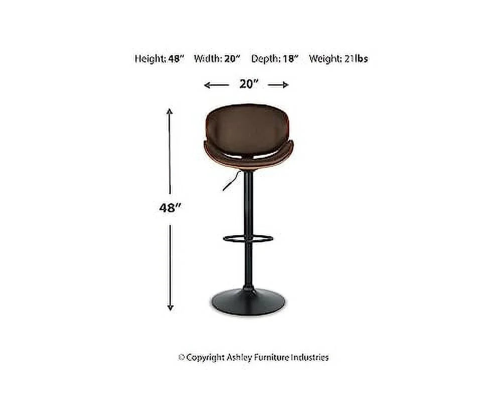 Adjustable Height Curved Bar Stool B415897