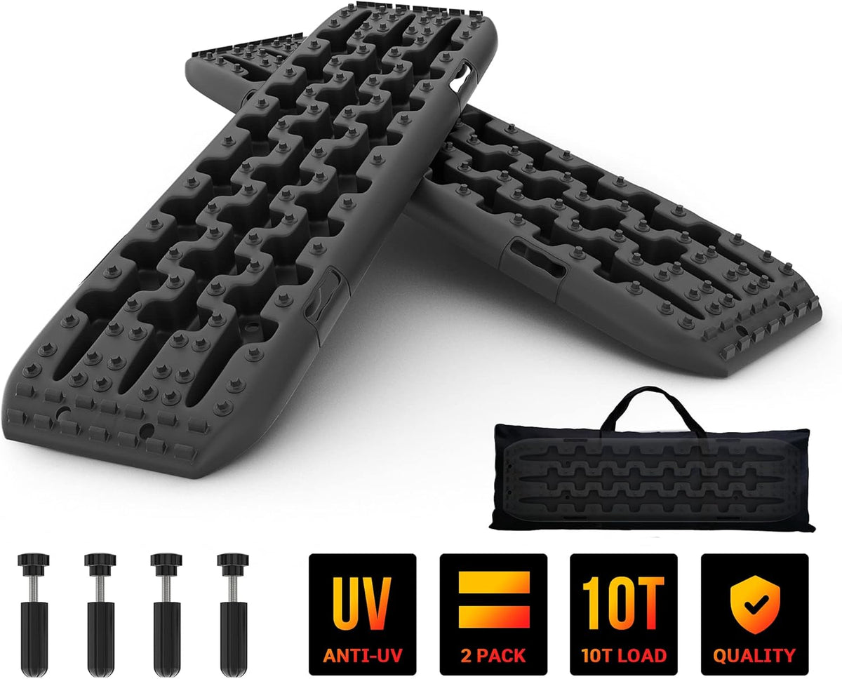 Recovery Traction Tracks Boards with Jack Lift Base, Pack of 2 U746