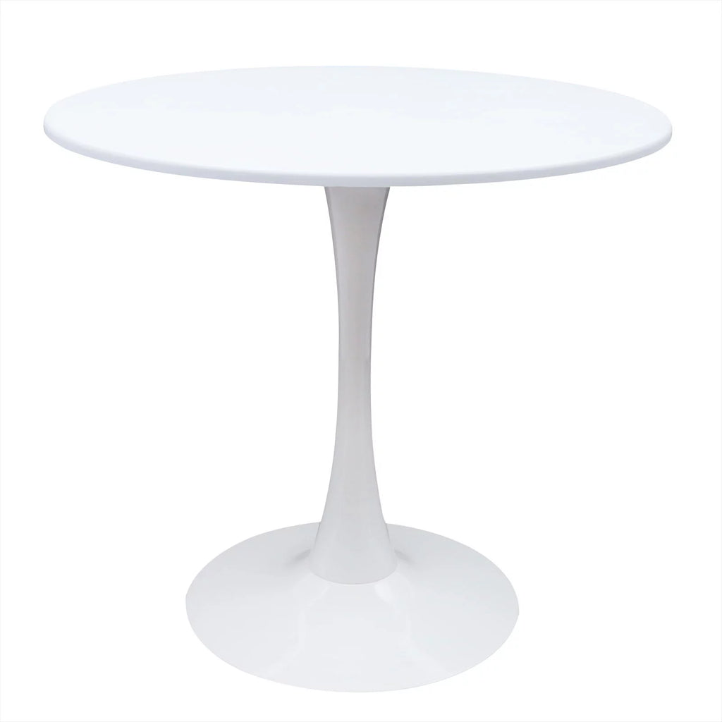 White Round End Table with MDF Top Z7967