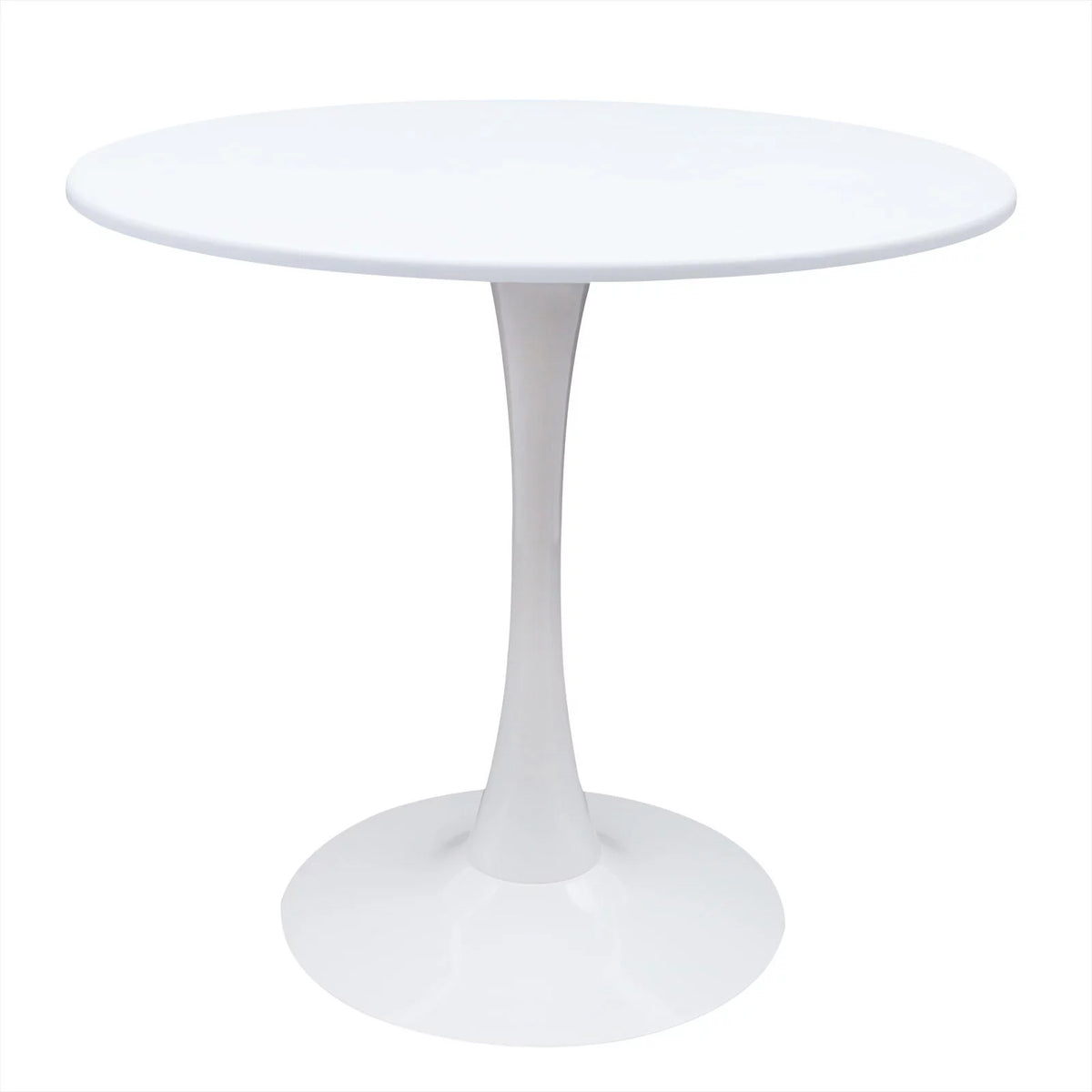 White Round End Table with MDF Top Z7967