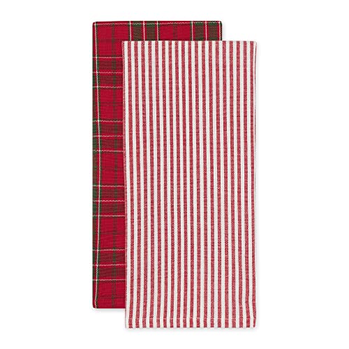 Vintage Christmas Kitchen Dish Towel Set, 18x28, 2 Piece N6522