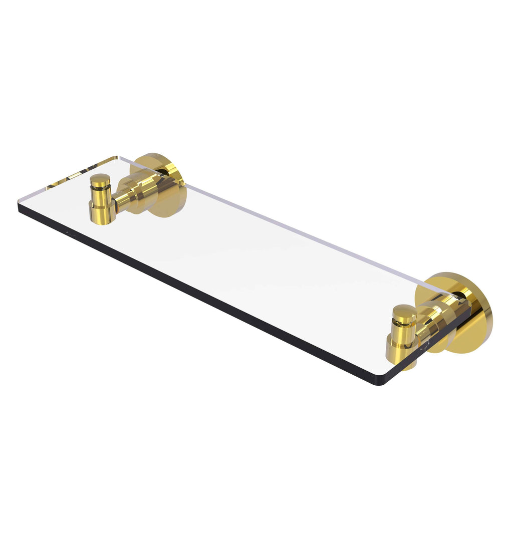 Polished Brass 16x22 Glass Shelf T410