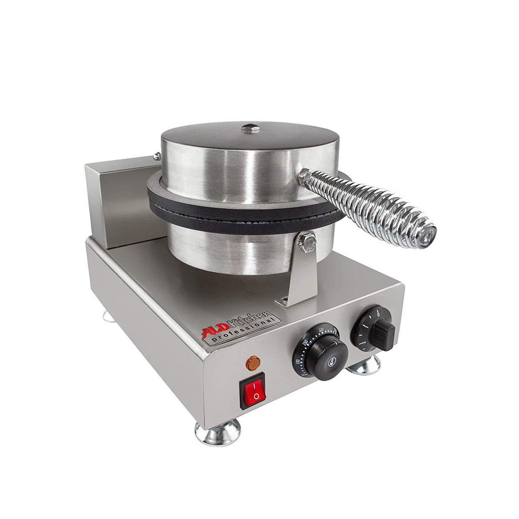 Commercial Electric Stainless Steel Waffle Cone Maker Q736