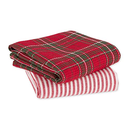Vintage Christmas Kitchen Dish Towel Set, 18x28, 2 Piece N6522