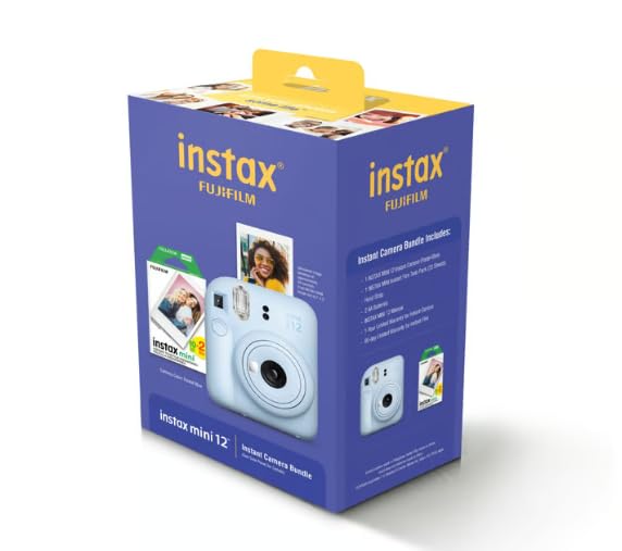 Blue Instant Camera with 20 Sheets Film V56032