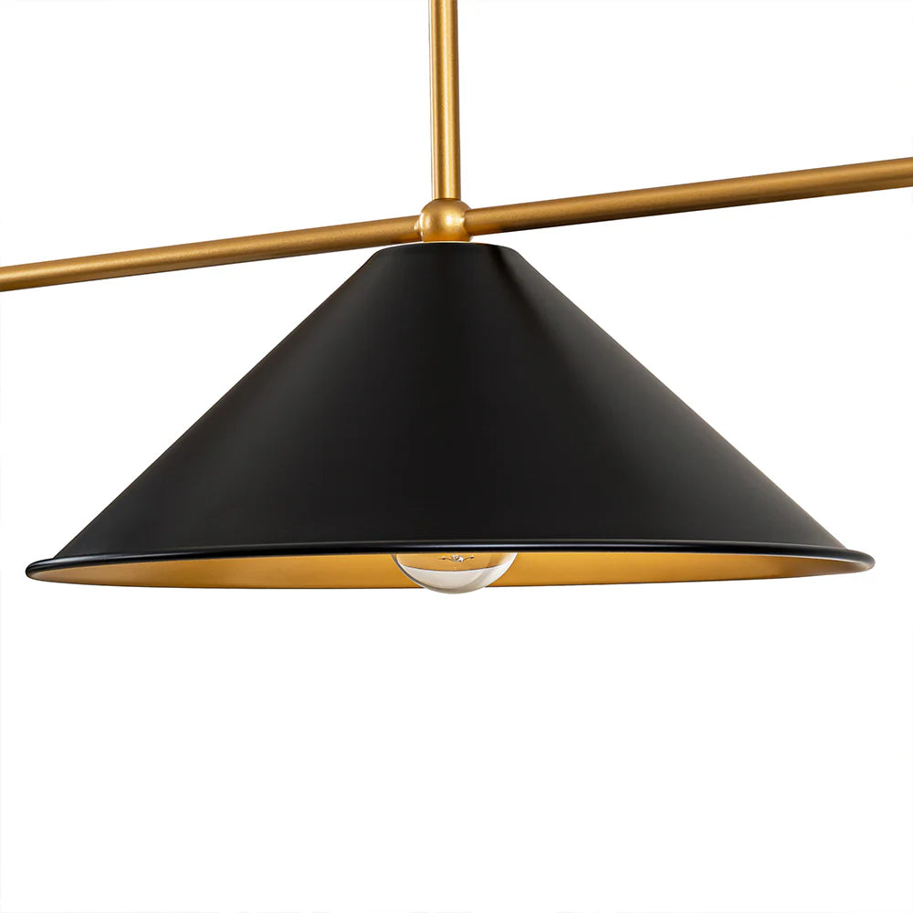3-Light Industrial Linear Pendant F390578