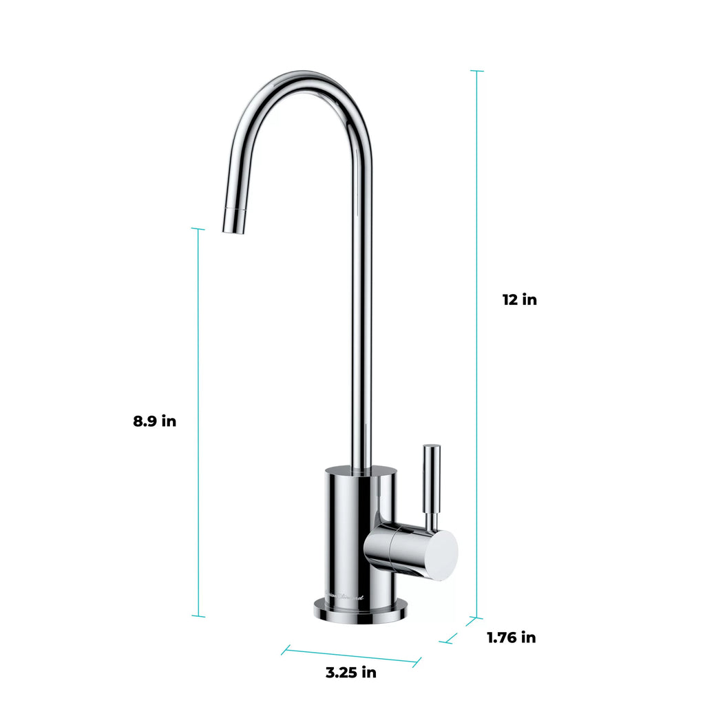 Chrome Single Handle Hot Water Dispenser F782