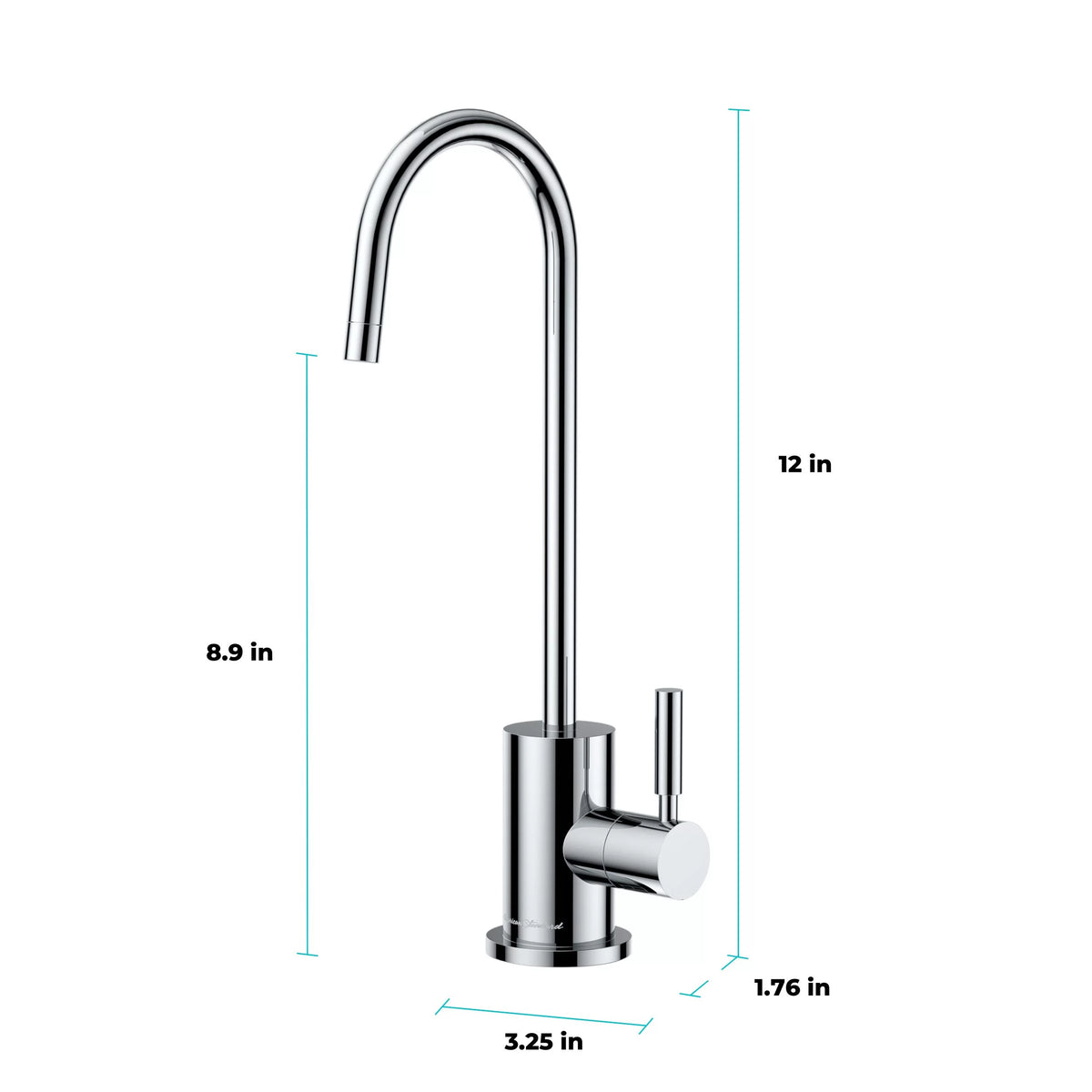 Chrome Single Handle Hot Water Dispenser F782