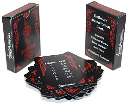 54-Card Guitar Flash Cards A297