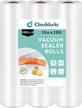 11"X20' 3Pack BPA-Free Vacuum Seal Rolls U532