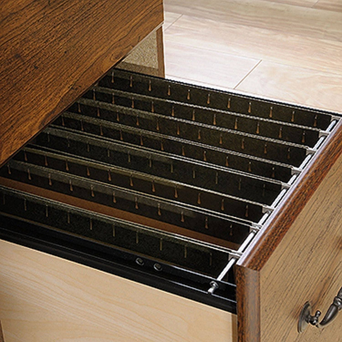 Milled Cherry Computer Desk with Hutch W4144