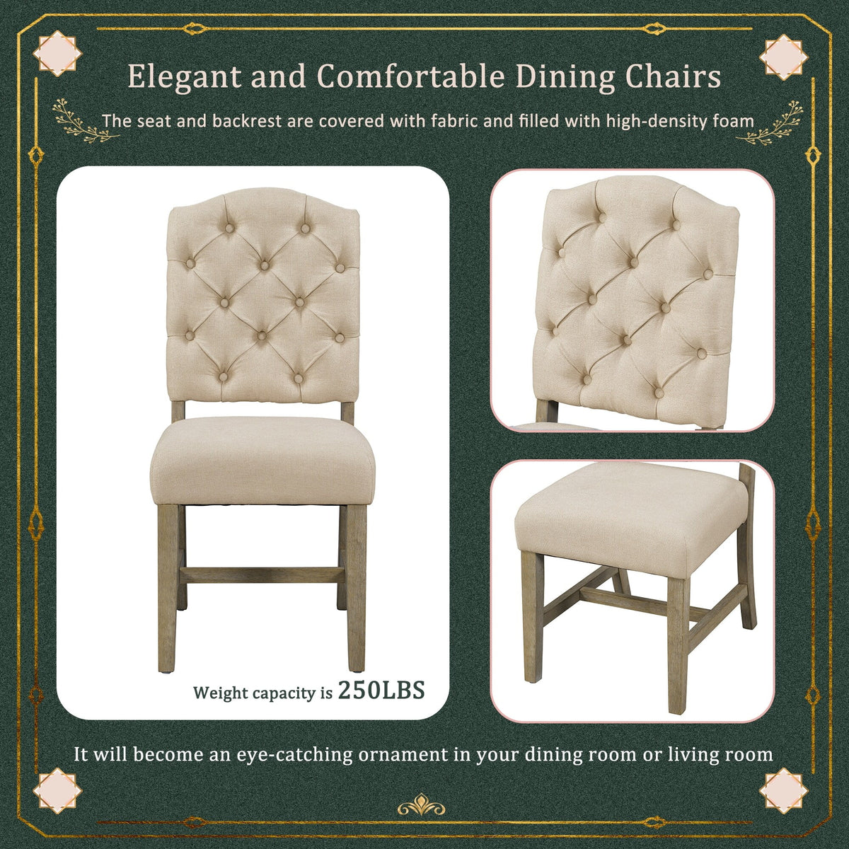 Extendable 5-Piece Dining Table Set with Upholstered Chairs H881283