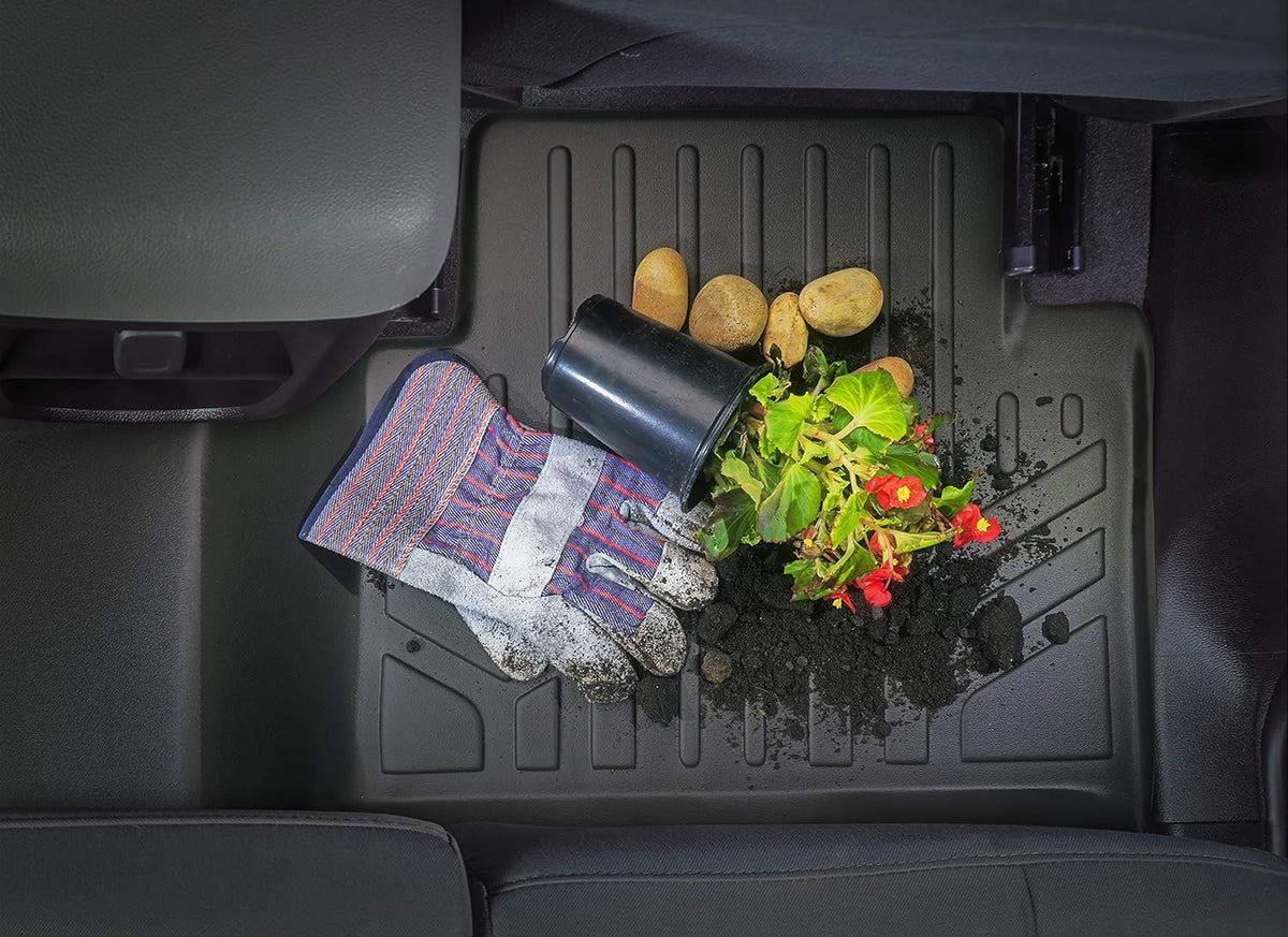 Black Custom Fit Cargo Trunk Liner Trunk Floor Mat W59829