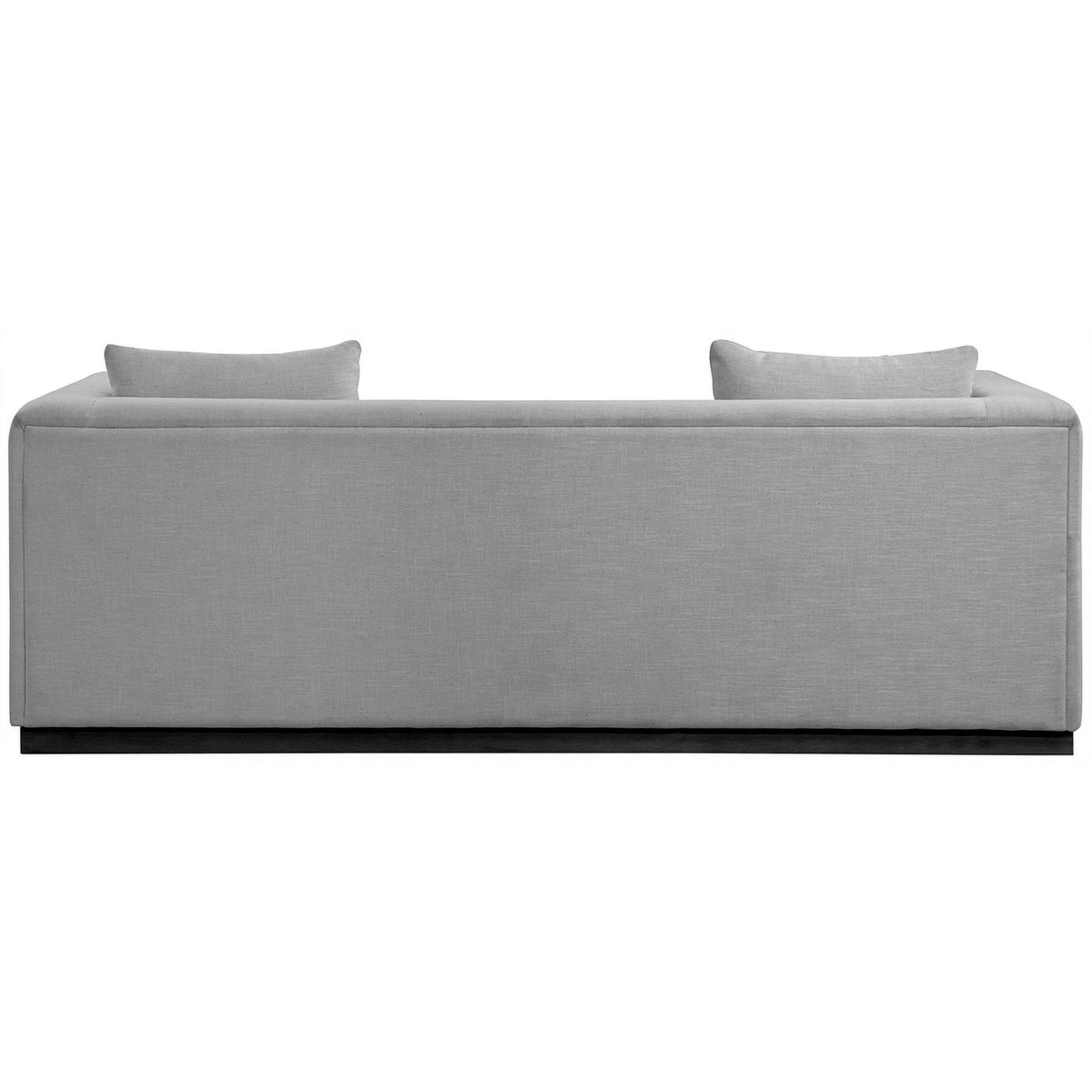 Grey Linen Textured Fabric Sofa C9430