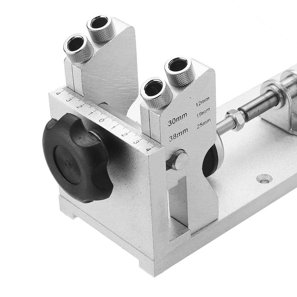 Woodworking Pocket Hole Jig System with Clamp and Hole Drill Bits E4377