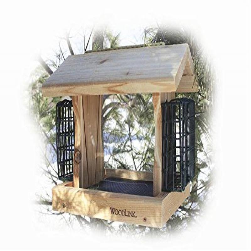 Cedar Feeder with Suet Cages V944
