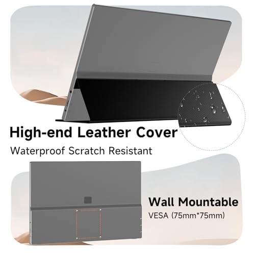 15.6inch 1080P FHD HDR IPS Portable Gaming Monitor with Smart Cover S488