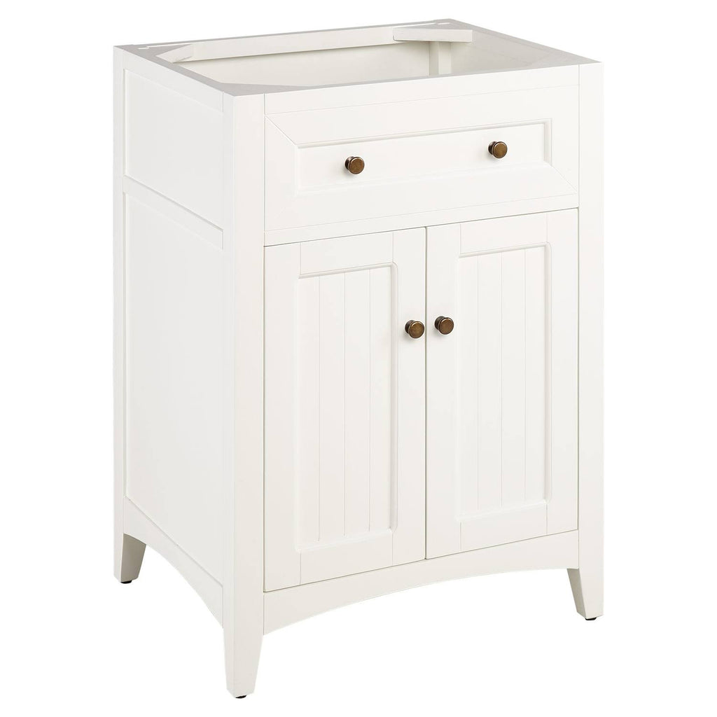 White Wood Vanity Cabinet Z6598