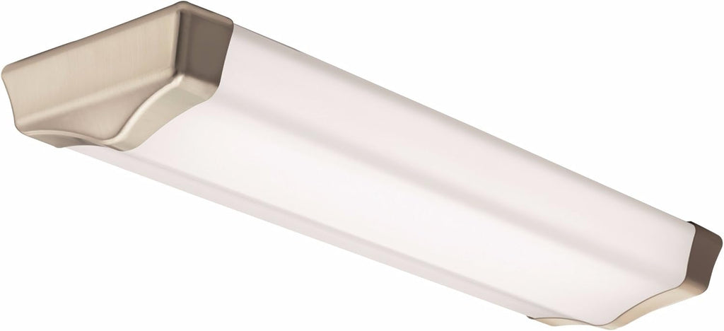 2-Foot Brushed Nickel Linear Light, 4000K, Pack of 2 B72050