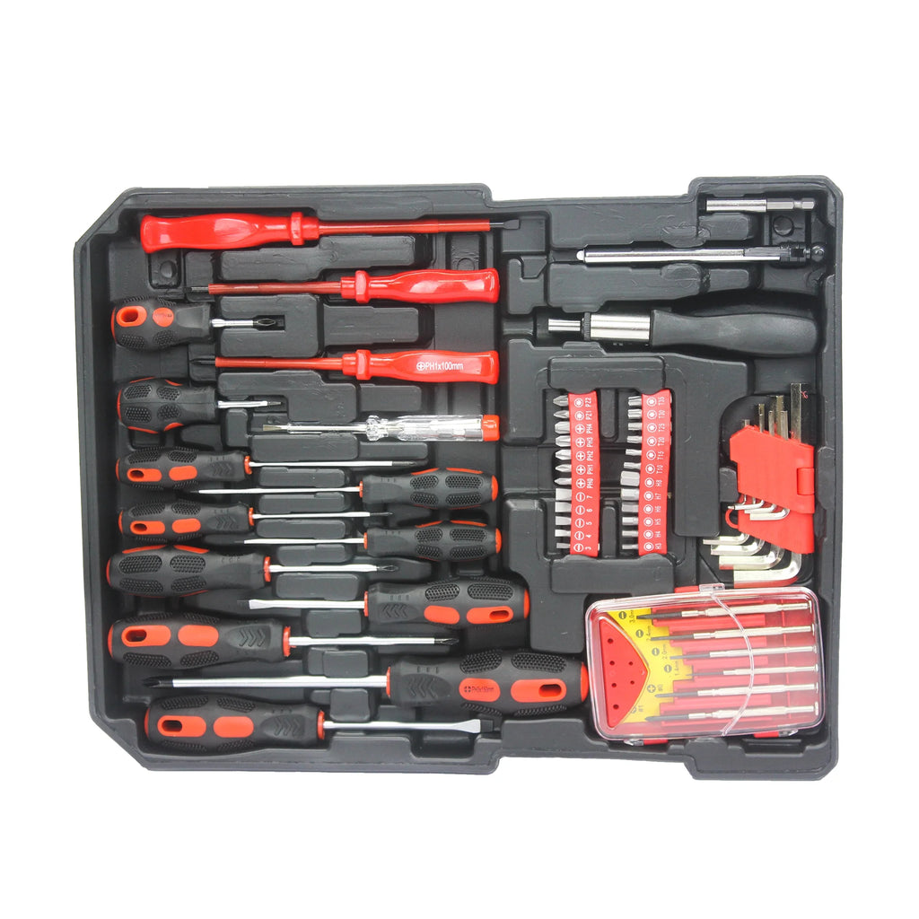 White 4 Layers Rolling Tool Box Set T485093