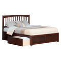 Espresso Twin Size Bed with Footboard X368