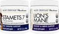 Bundle with Stamets 7 Mushroom Powder 3.5 oz & Lion's Mane Powder 3.5 oz G70798