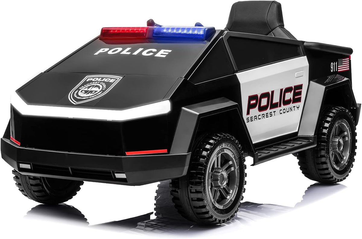 White Kids Electric Ride On Car with 12V Dual Motors and Parental Remote Control U5880