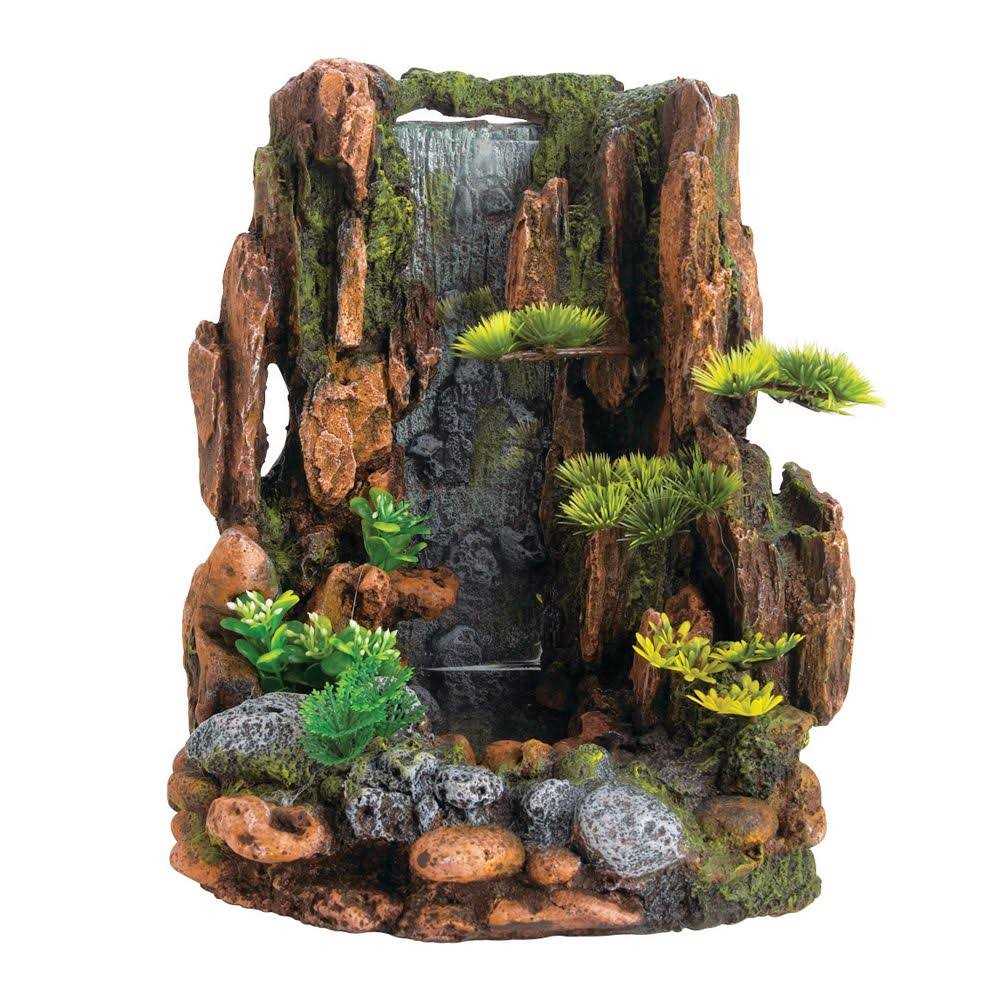 Mountain Cliff Waterfall Aquarium Tank Ornament R122010