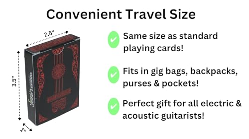 54-Card Guitar Flash Cards A297
