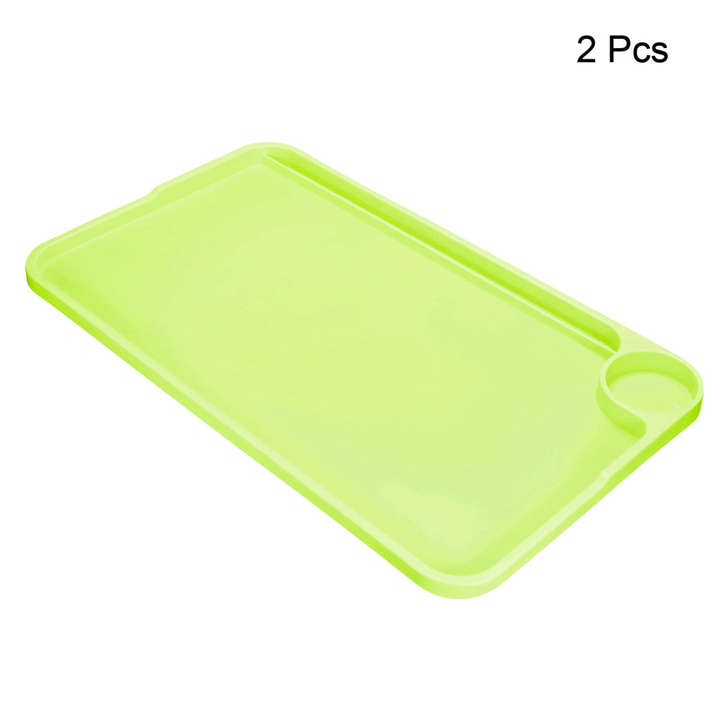 Green 2 Pack Folding Breakfast Tray Table U51596