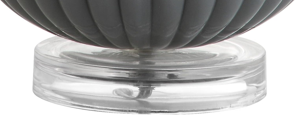 Gray Glass and Lucite LED Table Lamp H13938
