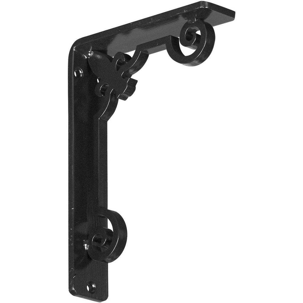 Wrought Iron Bracket Antiqued Warm Silver X404