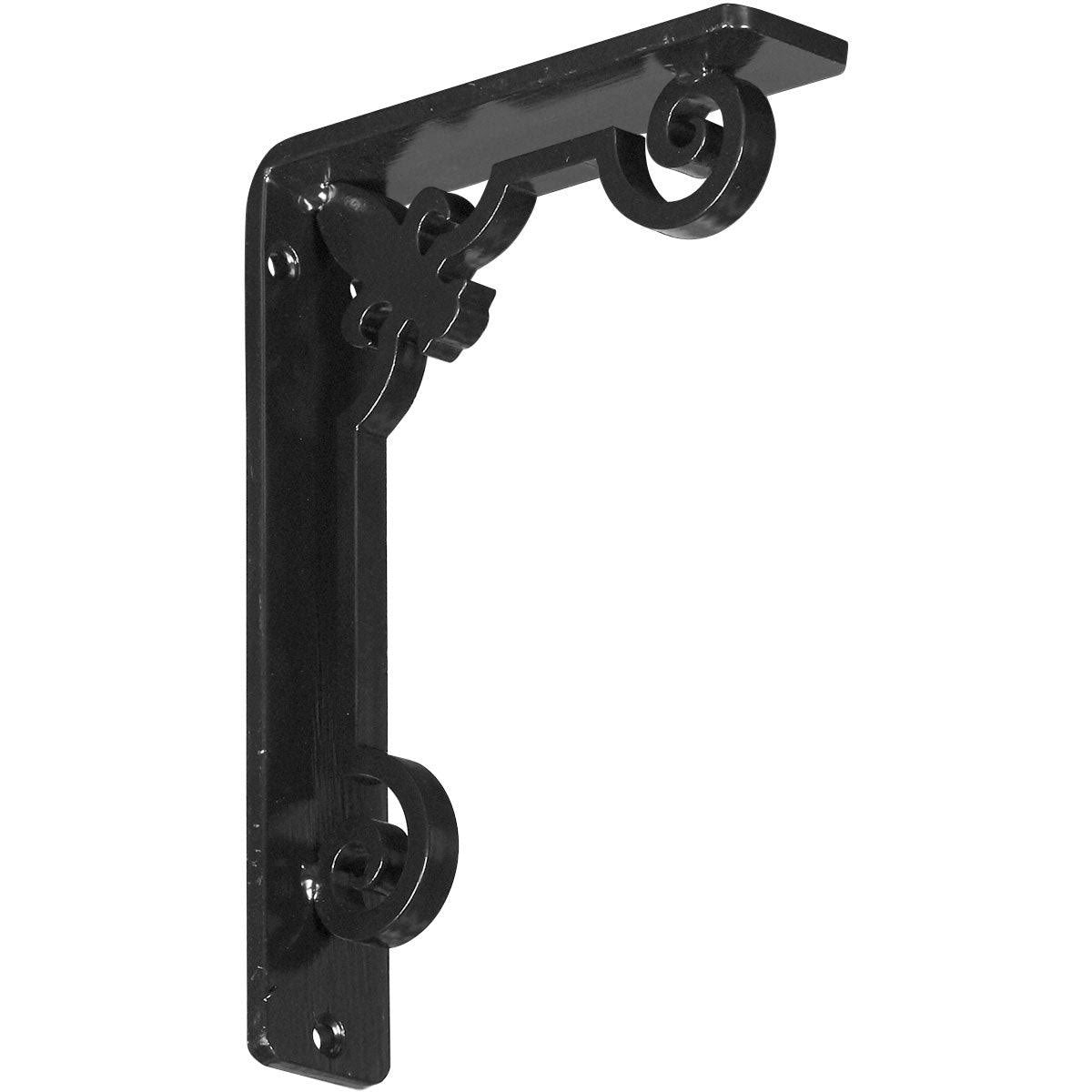 Wrought Iron Bracket Antiqued Warm Silver X404