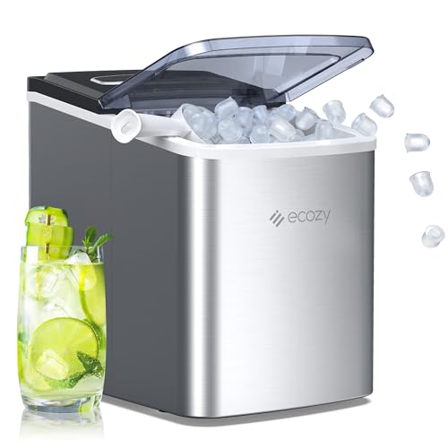 Nugget Ice Maker Countertop 33 lbs Self-Cleaning Stainless Steel V4127