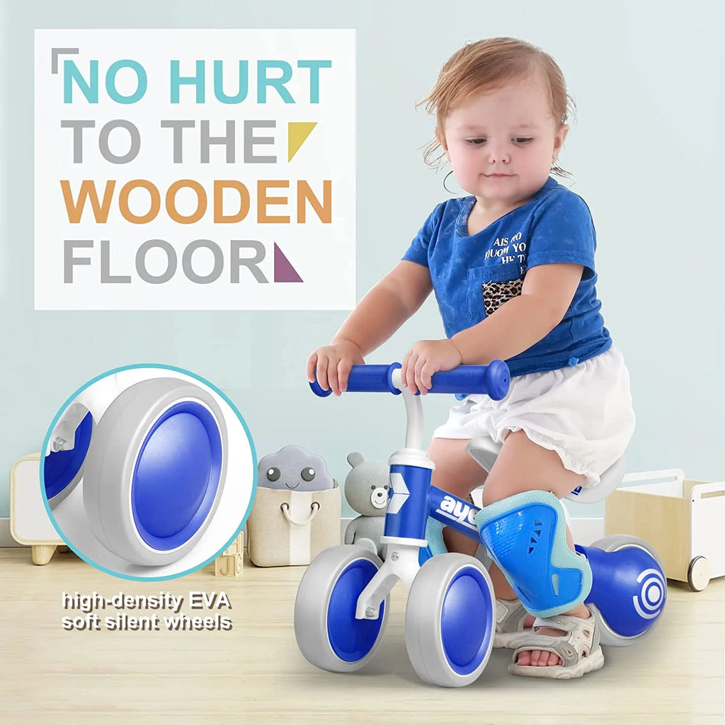 Blue 3 Wheels Baby Balance Bike B73939