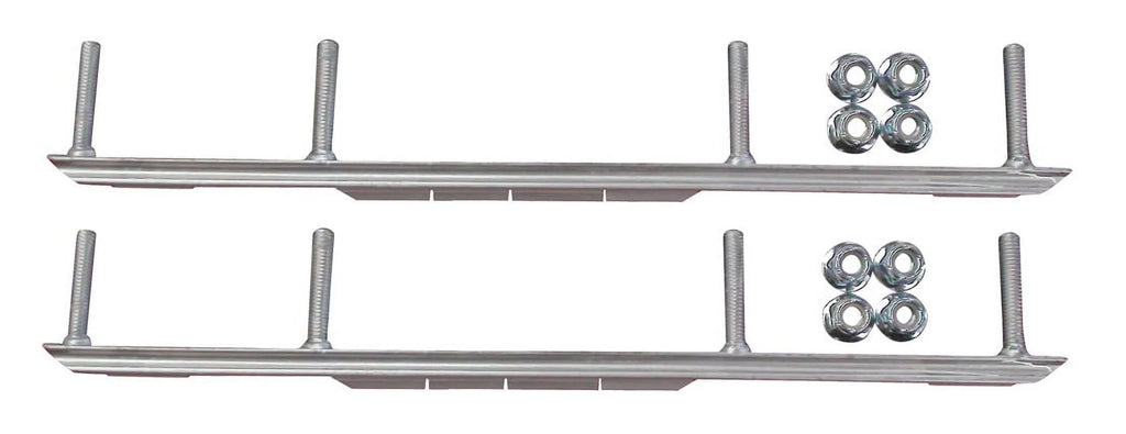 Orange Snowmobile Skis with 6" Shaper Bars Complete Kit K798037