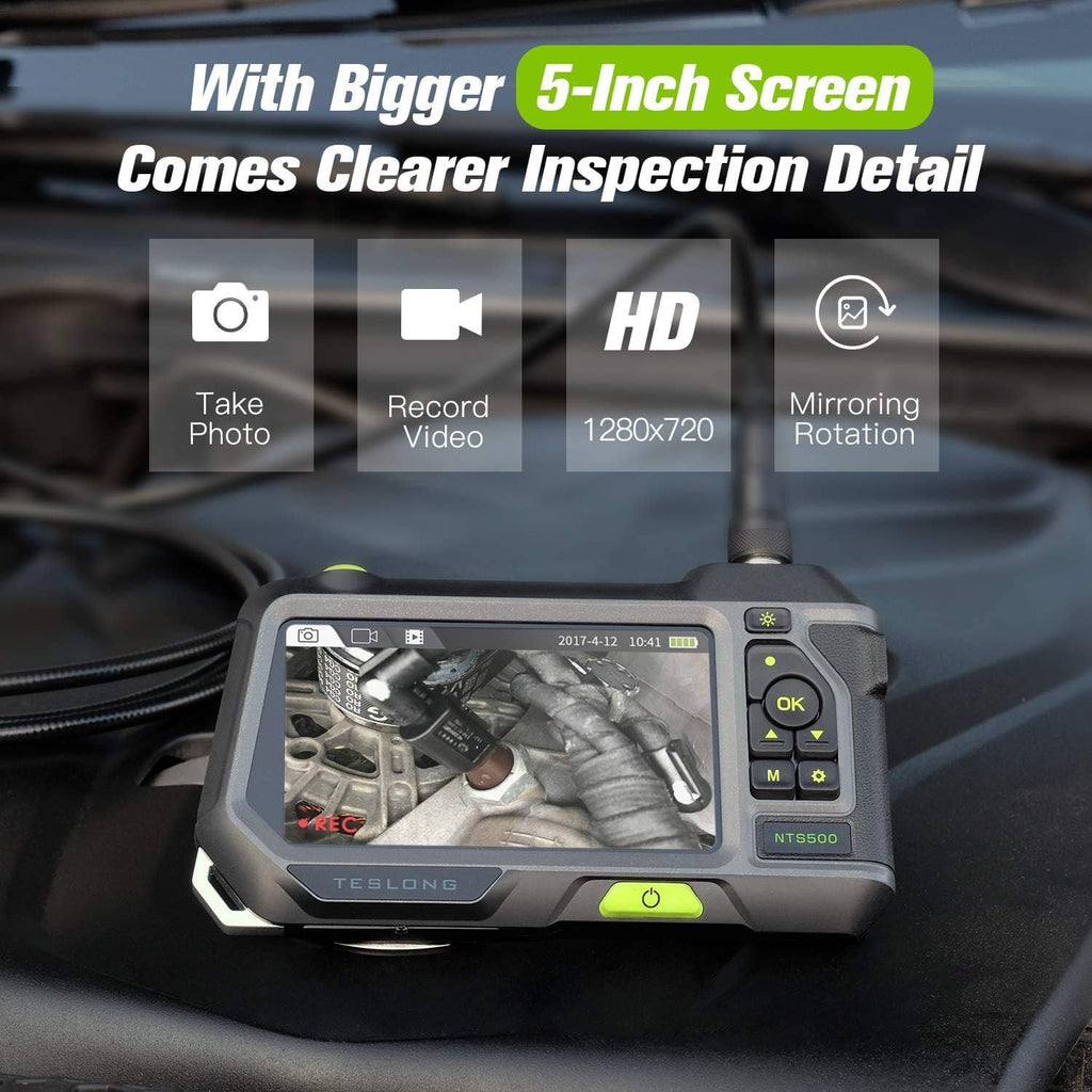 16.5ft 5inch 720P HD Industrial Endoscope Camera L488