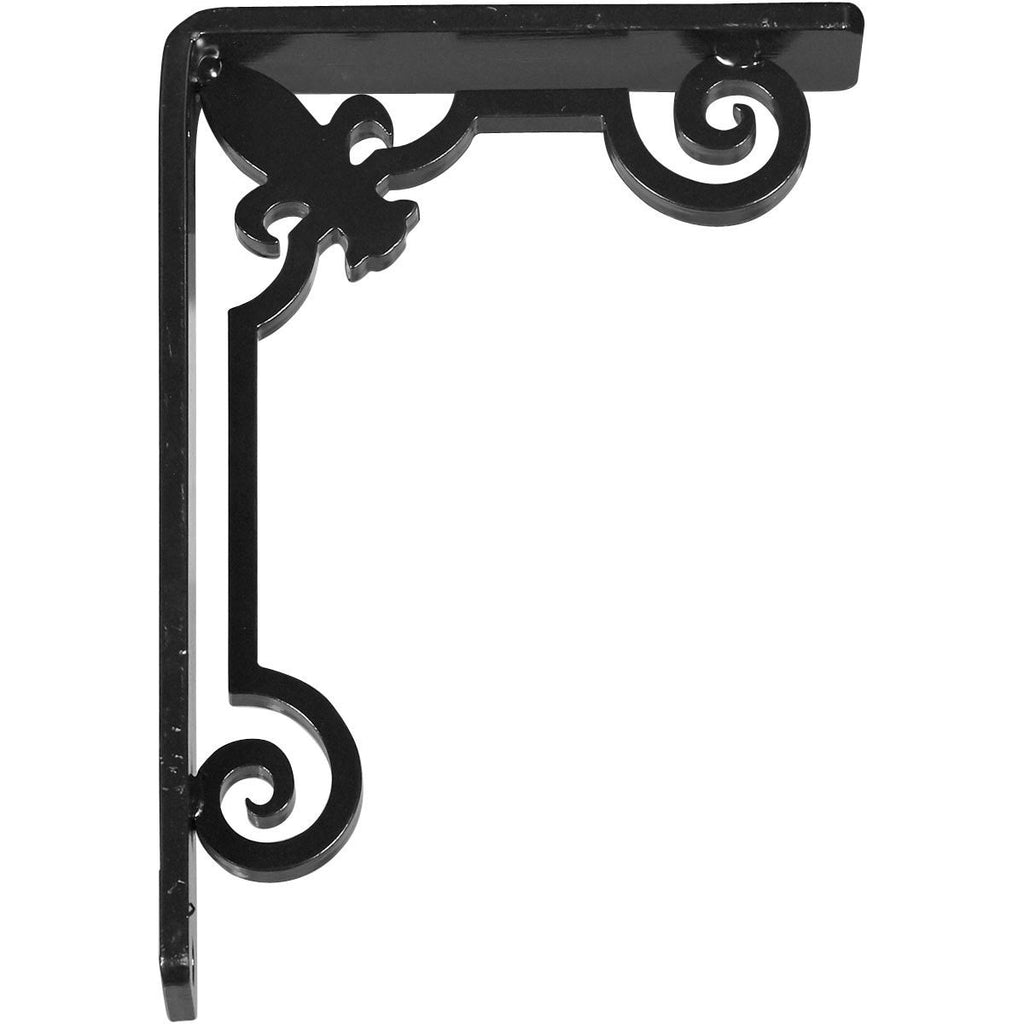 Wrought Iron Bracket Antiqued Warm Silver X404
