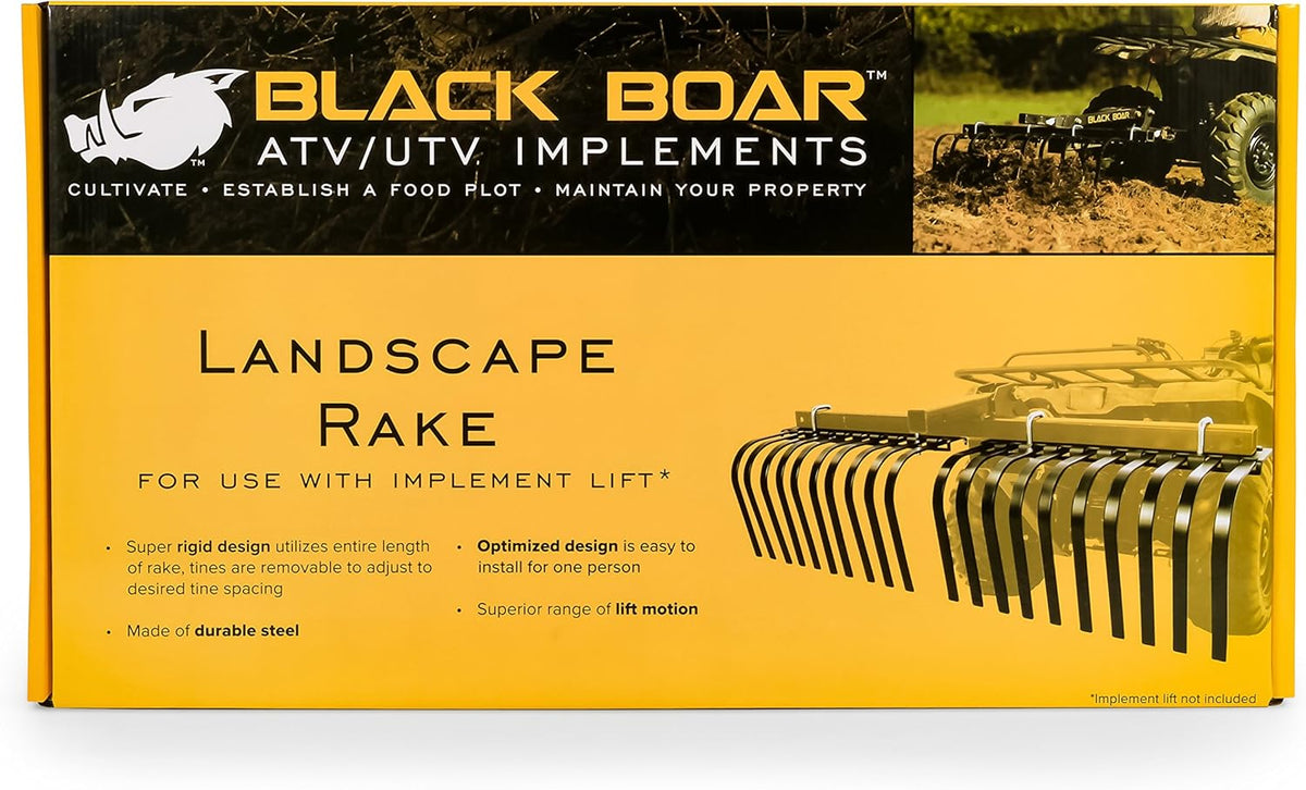 Black Boar ATV/UTV Landscape Rake A545743