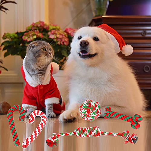 Christmas Dog Rope Toys 6 Pack H11852