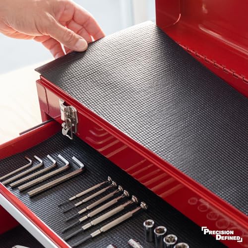 Black 24" x 10 ft Tool Box Drawer Liner I895