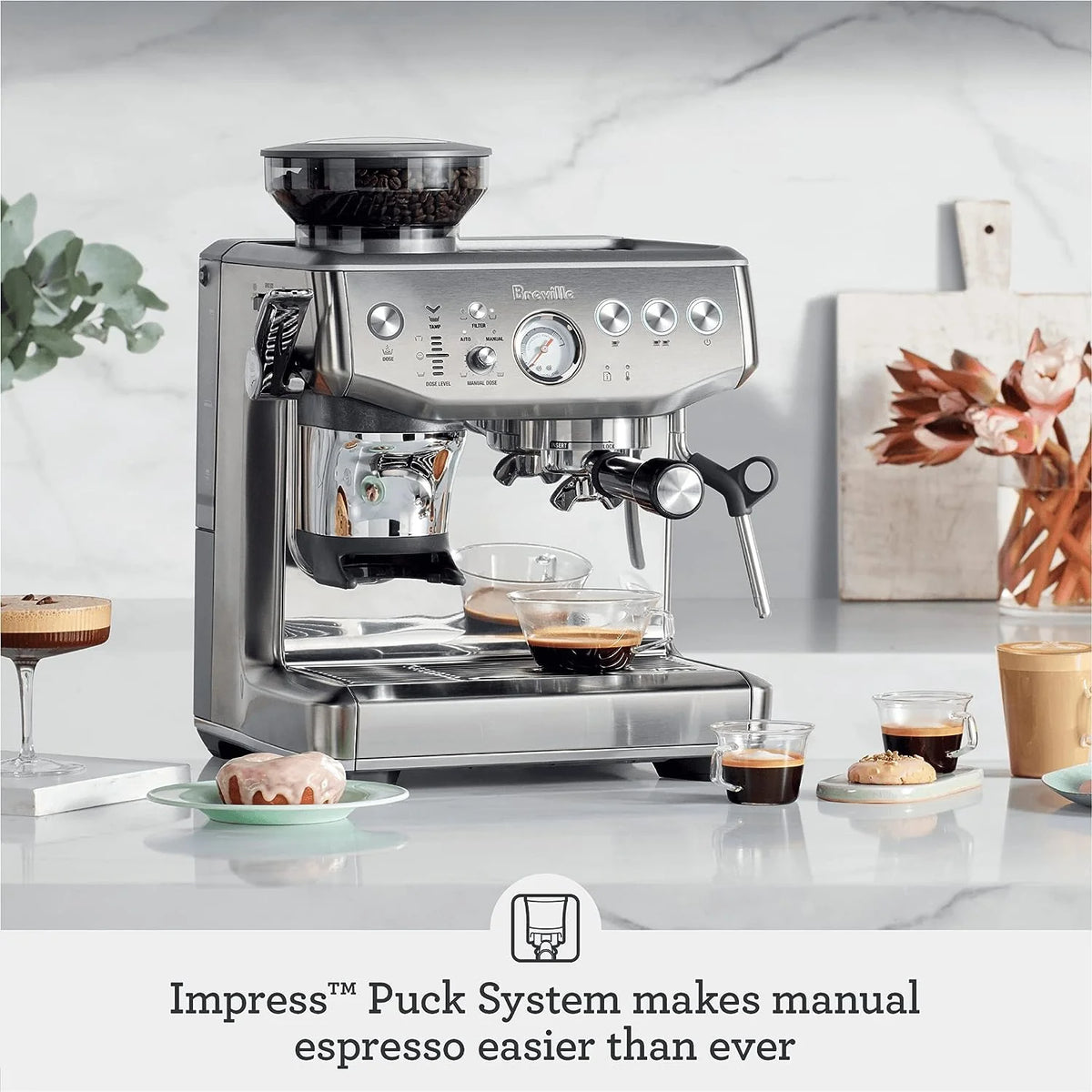 Stainless Steel Espresso Machine, 2 Liters Z636900