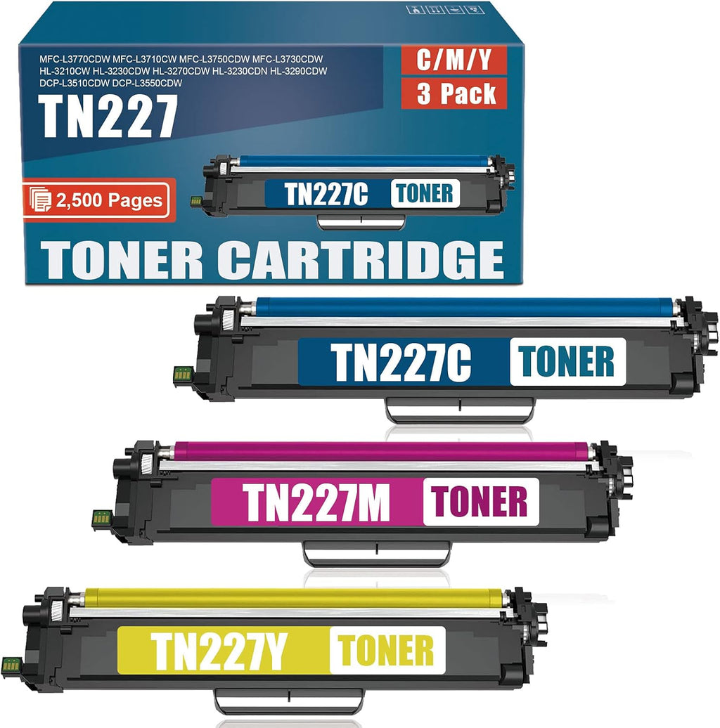 TN227 TN-227 Toner Cartridge (1C+1M+1Y) K657