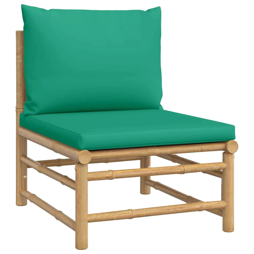Green Cushions Bamboo Patio Sofa E282642