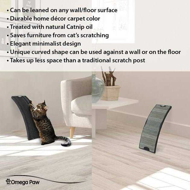 Curved Floor Scratching Board for Cats Q8051