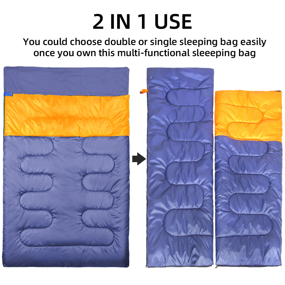 Queen-Size XL 2 Person Waterproof Sleeping Bag I74301